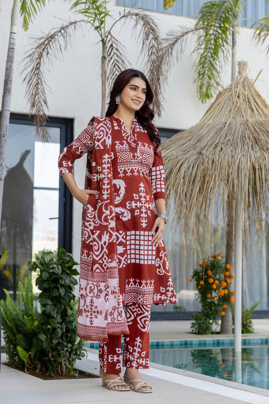 Terra Heritage Cotton Dupatta Set — image 12