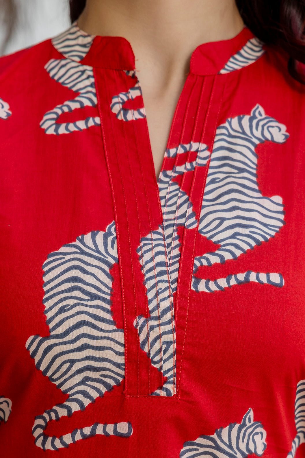 Scarlet Safari Print Cotton Dupatta Set with Dupatta - Me&My