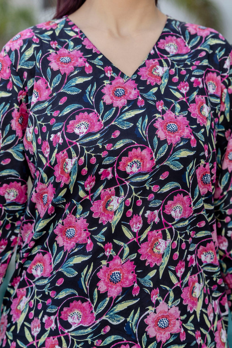 Black Rosy Lane Floral Co-ord Set — image 8