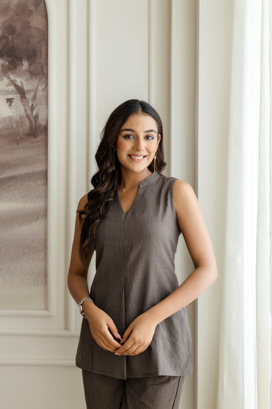 Ashveil Grey Cotton Co-ord Set — image 6
