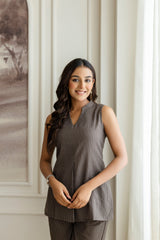 Ashveil Grey Cotton Co-ord Set - Me&My