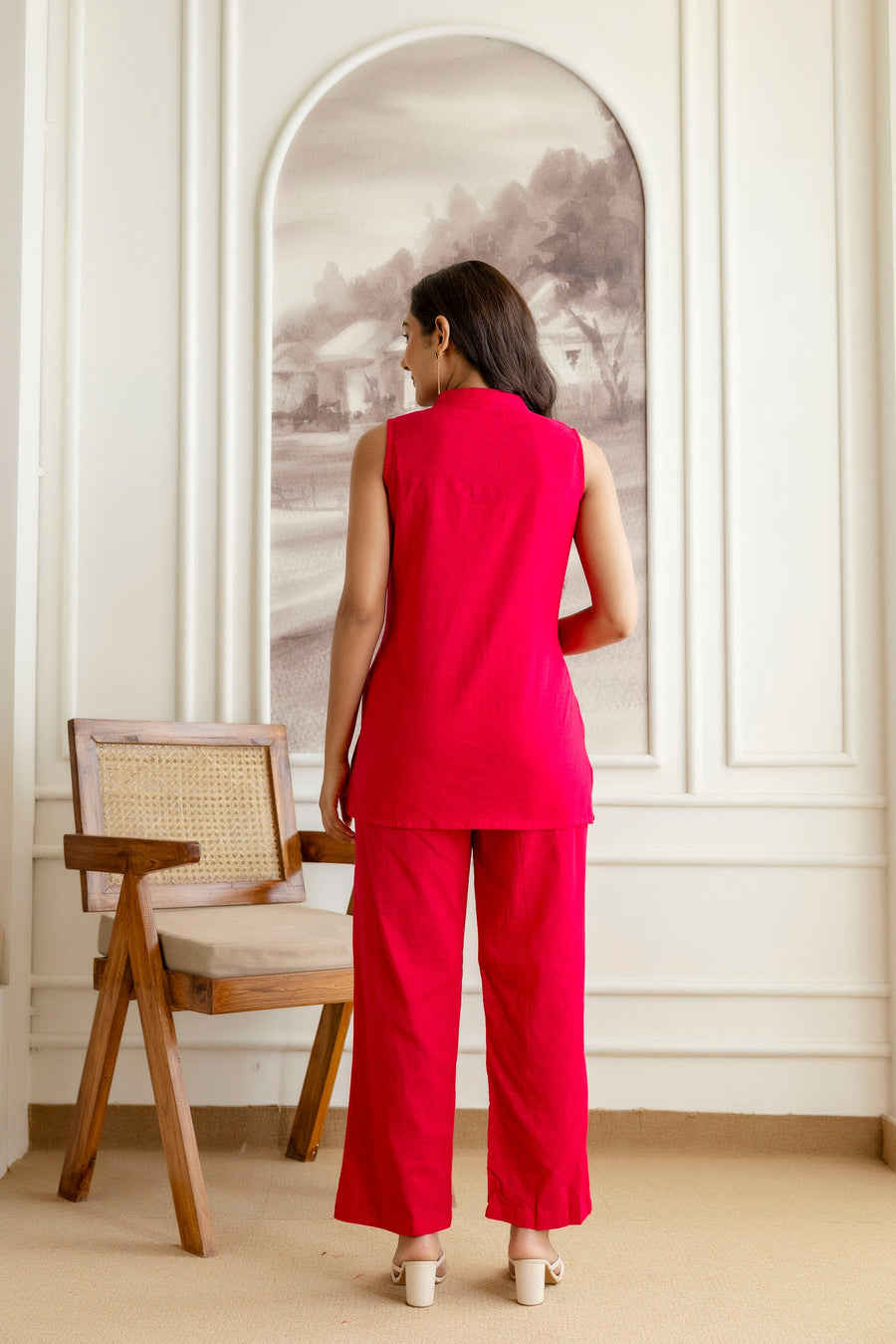 Blushrift Pink Cotton Co-ord Set — image 11