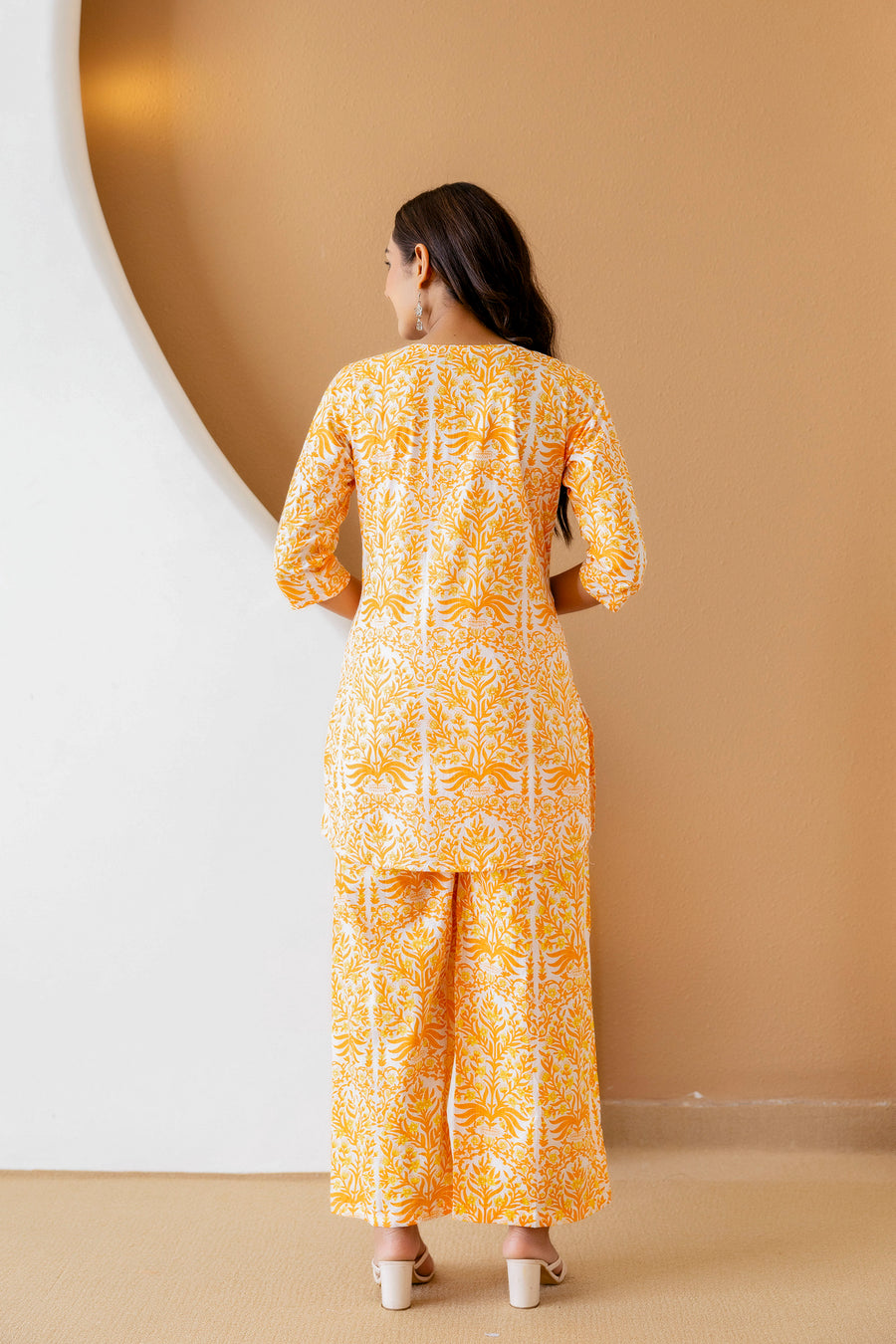 Citrus Grove Orange Botanical Cotton Co-ord Set — image 5
