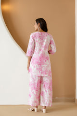 Blush Meadow Pink Cotton Co-ord Set