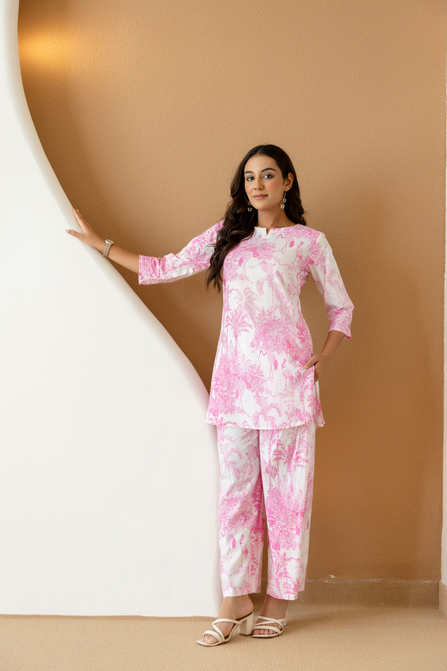 Blush Meadow Pink Cotton Co-ord Set — image 7