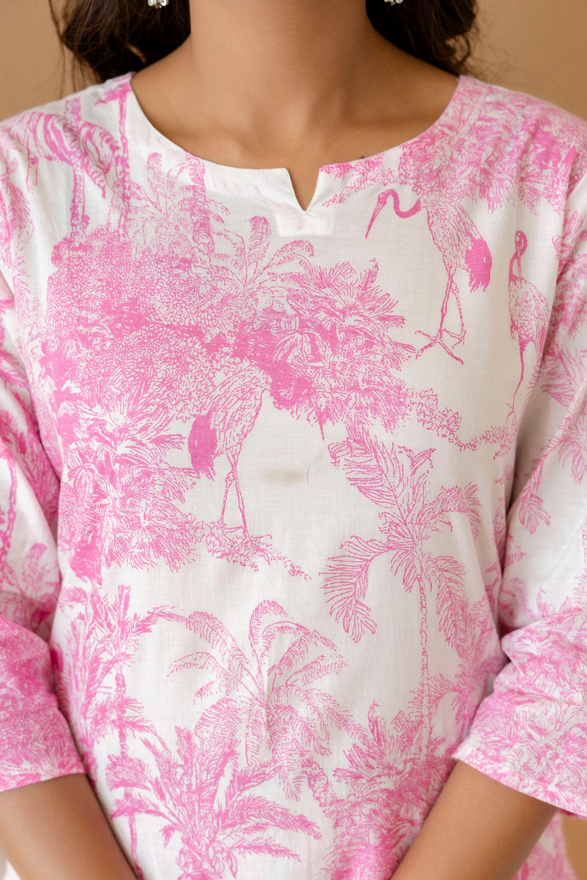 Blush Meadow Pink Cotton Co-ord Set