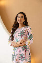 Rosy Reverie Cotton Co-ord Set