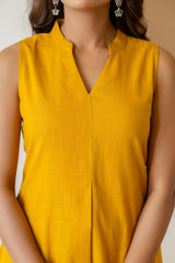 Saffronglow Mustard Cotton Co-ord Set - Me&My