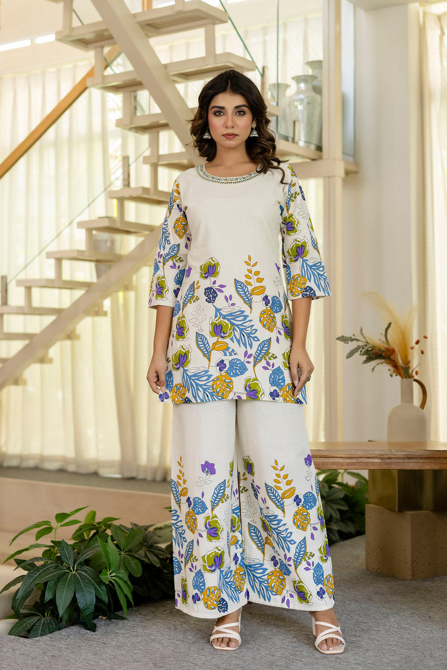 Cloudbloom Botanical Cotton Flex Co-ord Set — image 7