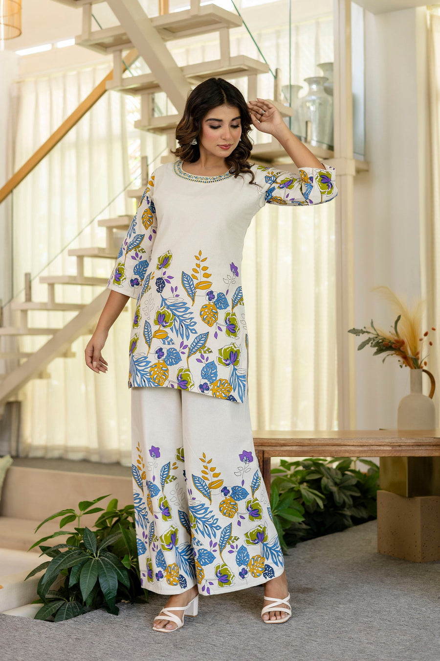 Cloudbloom Botanical Cotton Flex Co-ord Set — image 8