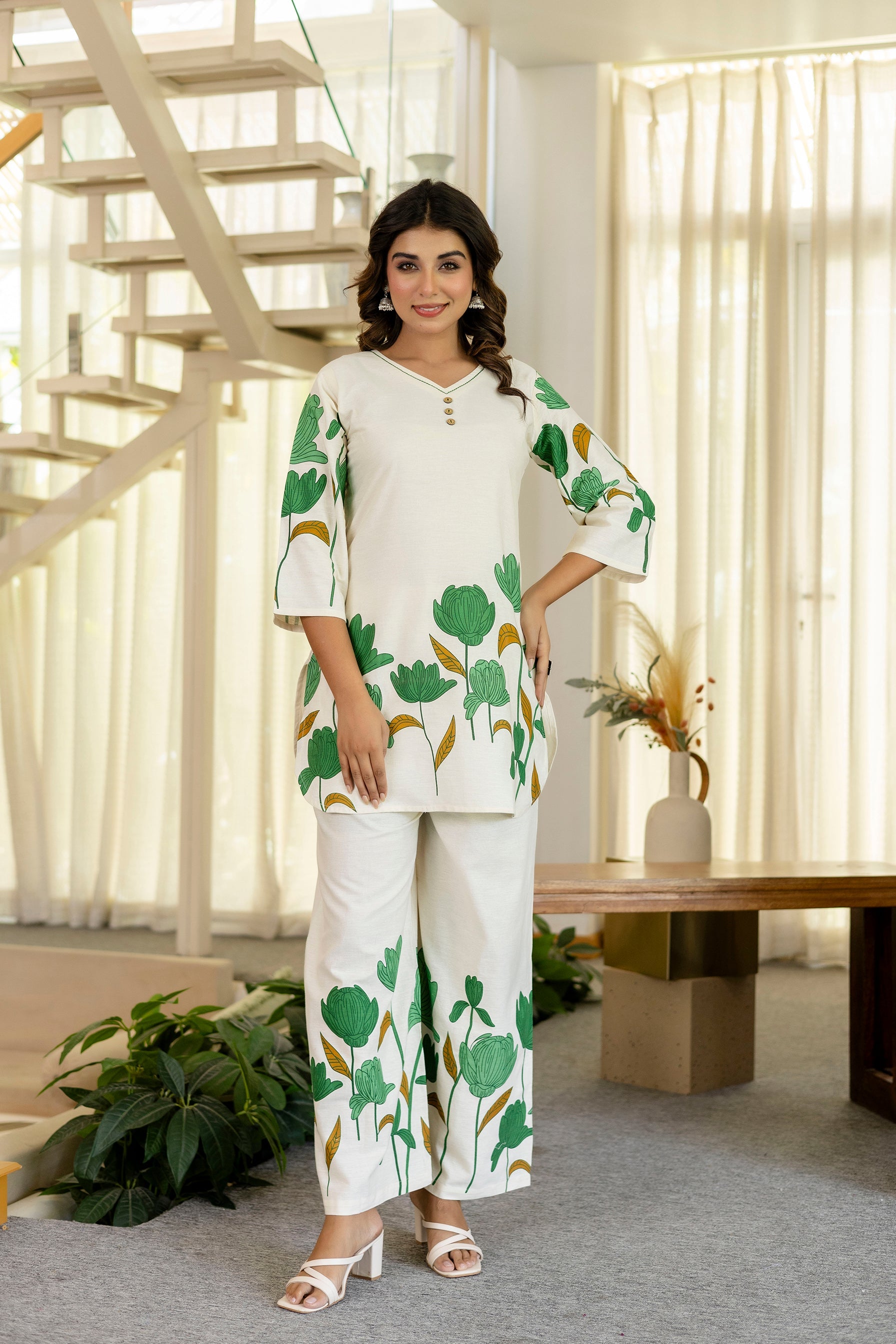 Mistflora Cotton Flex Co-ord Set - Me&My