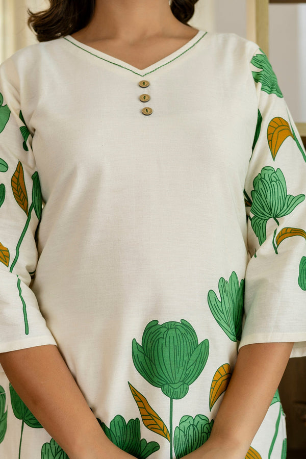 Mistflora Cotton Flex Co-ord Set