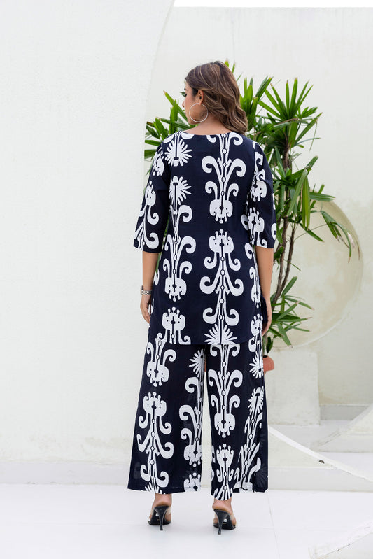 Baroque Elegance Cotton Co-ord Set - Me&My