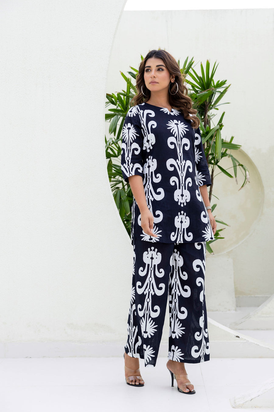 Baroque Elegance Cotton Co-ord Set — image 10