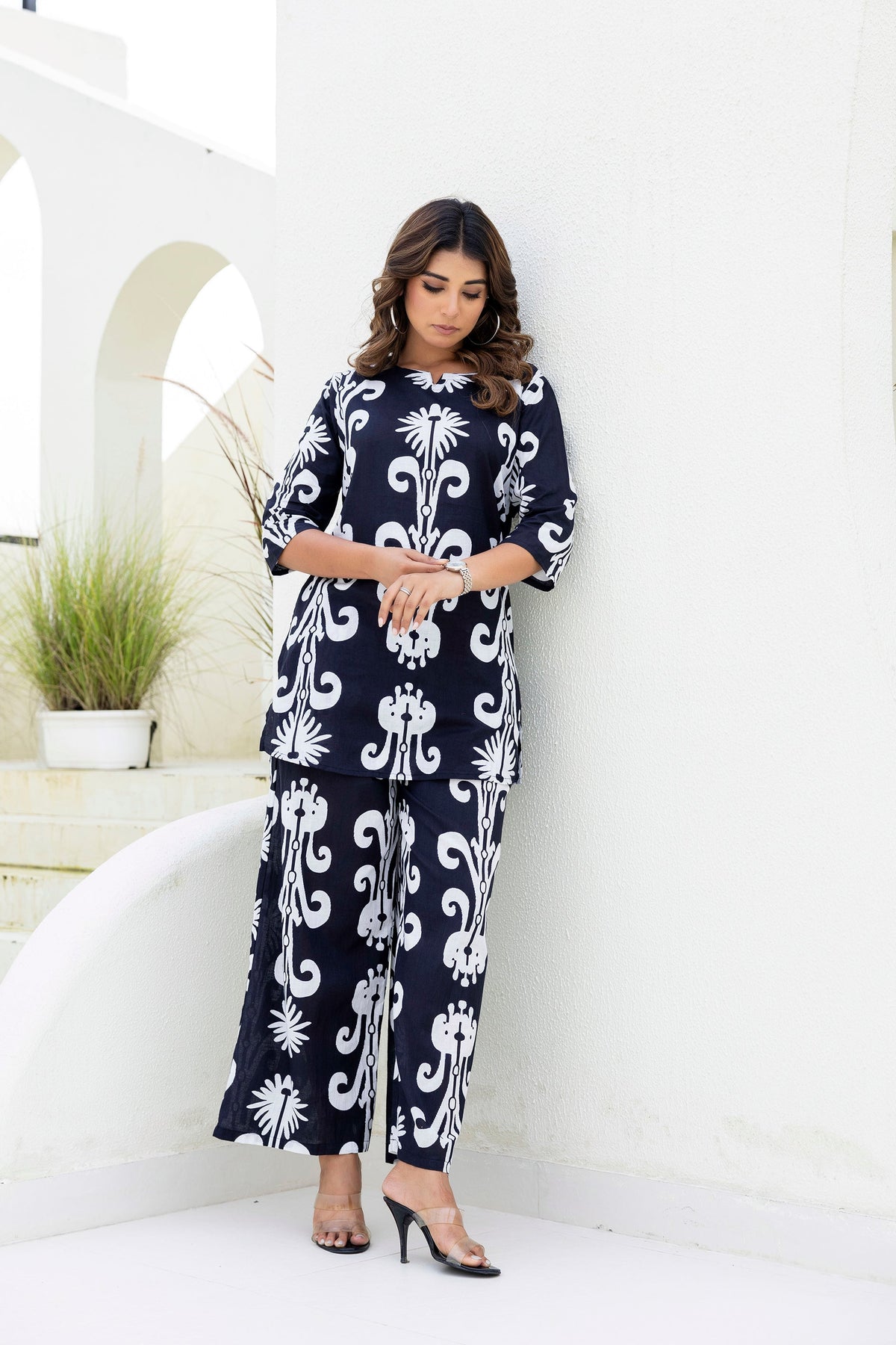 Baroque Elegance Cotton Co-ord Set - Me&My