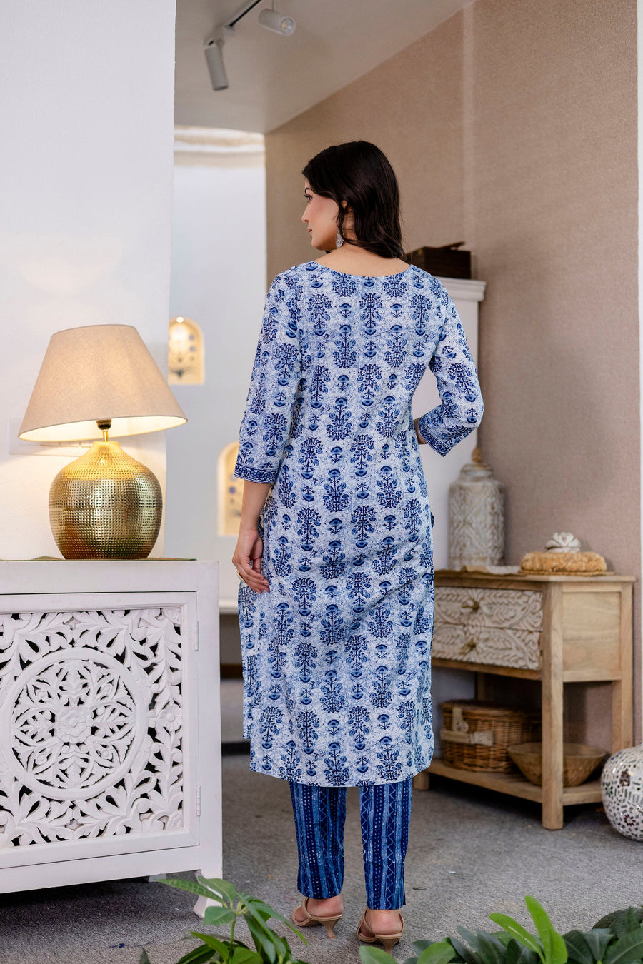 Skytrace Cotton Dupatta Set — image 2