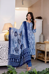 Skytrace Cotton Dupatta Set - Me&My