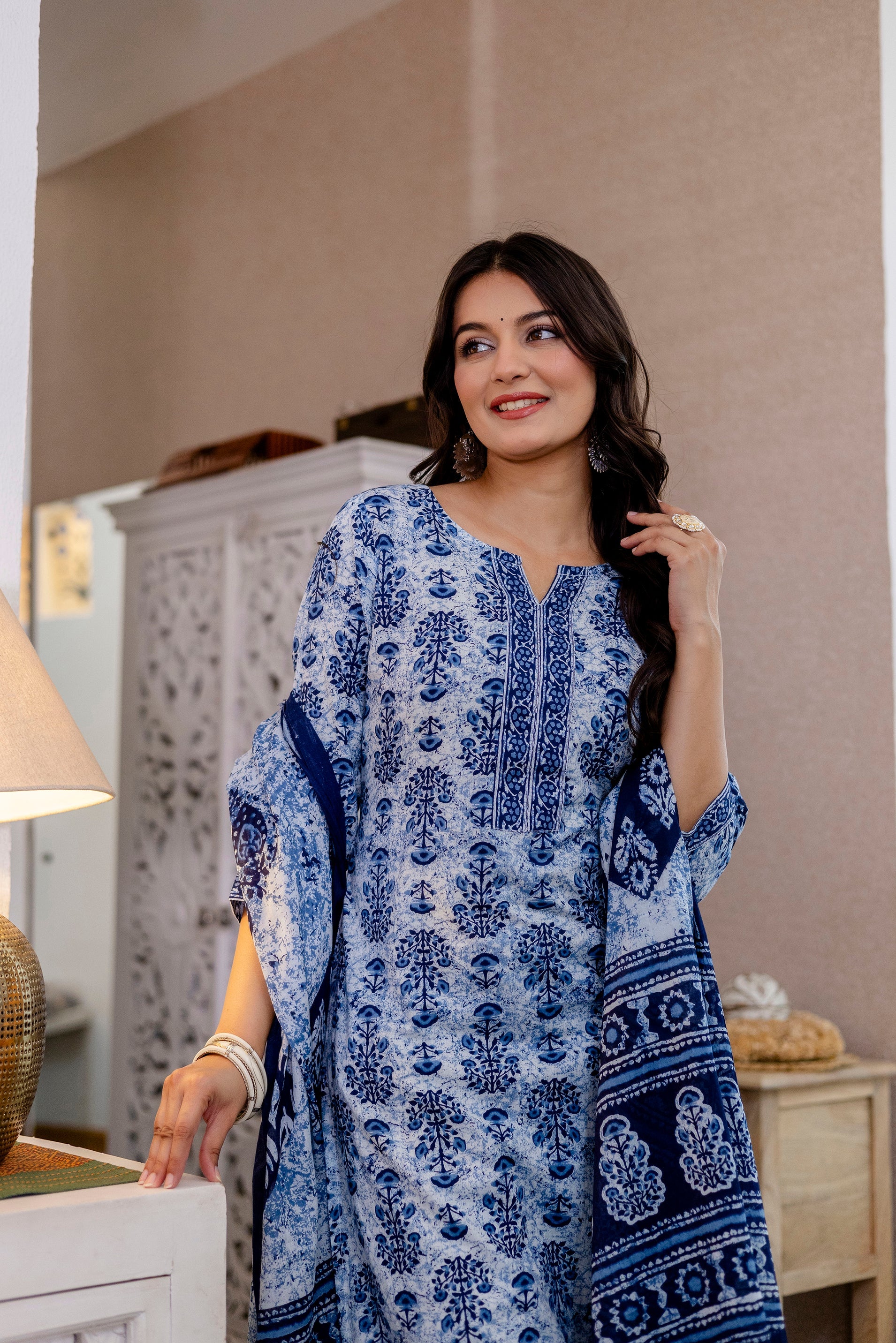 Skytrace Cotton Dupatta Set - Me&My