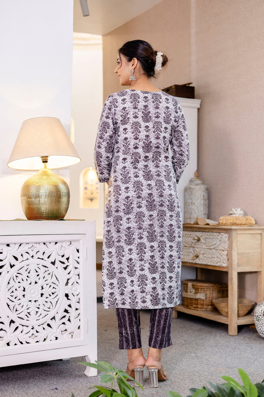 Shadowwhirl Cotton Dupatta Set — image 2