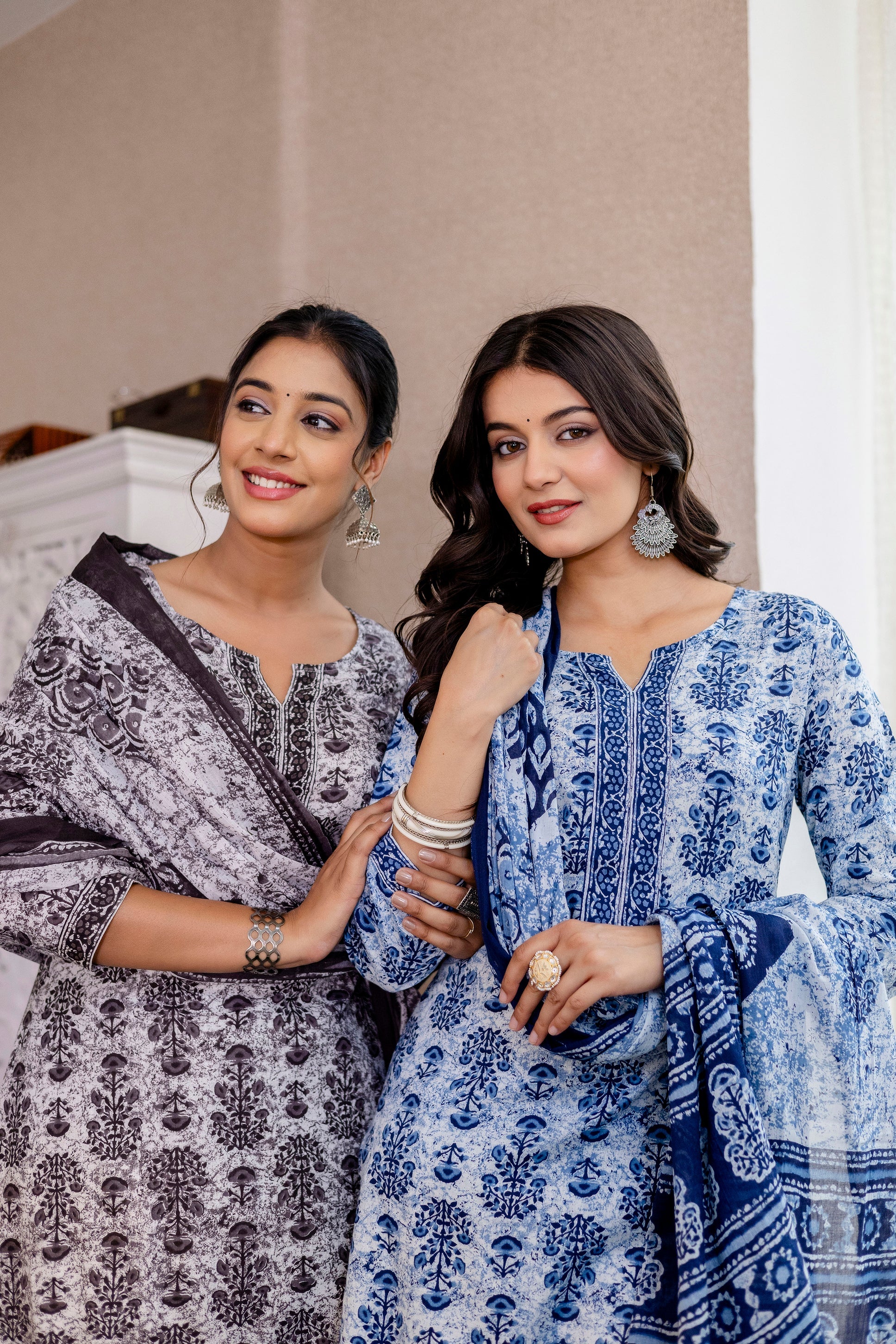 Shadowwhirl Cotton Dupatta Set - Me&My