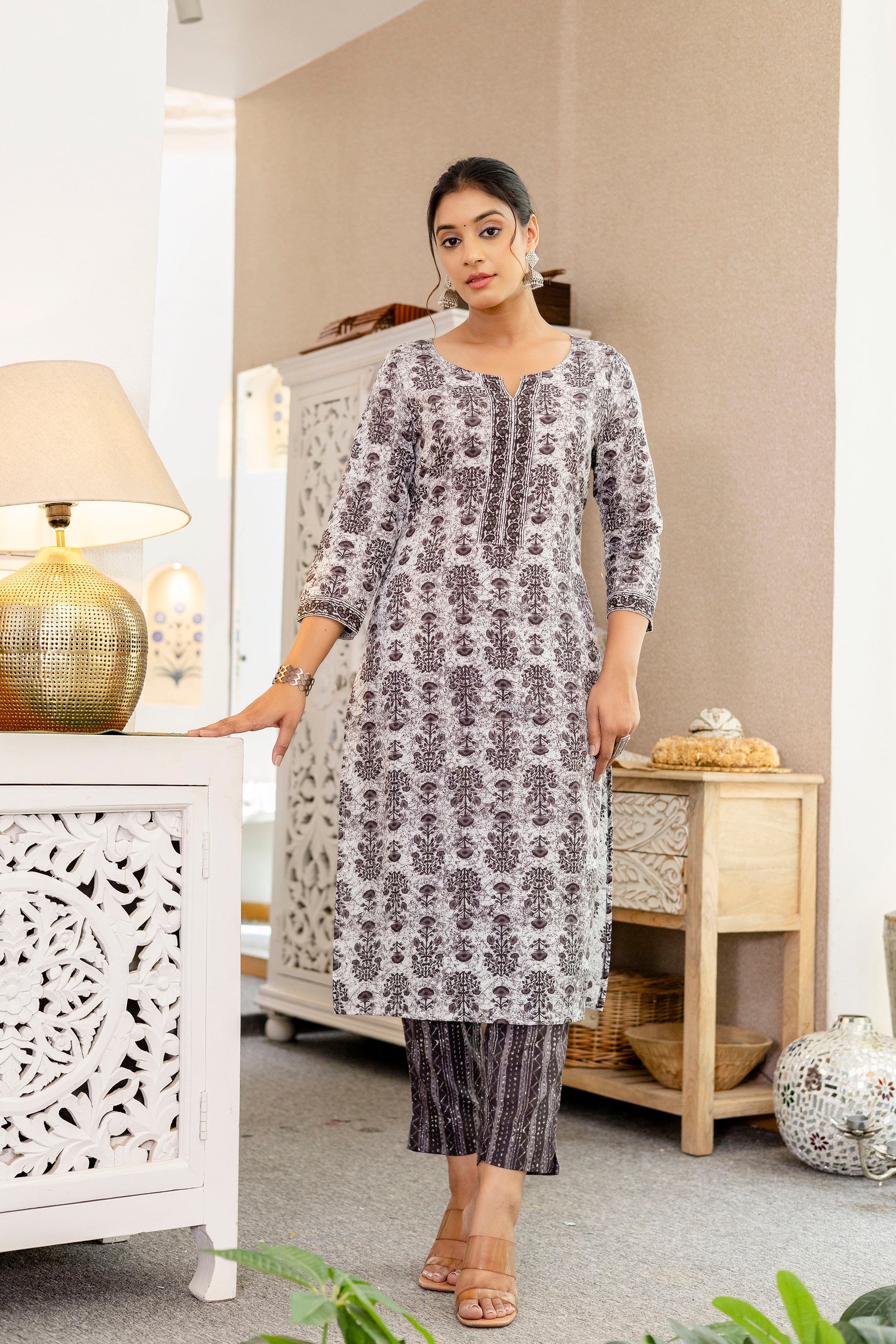 Shadowwhirl Cotton Dupatta Set - Me&My