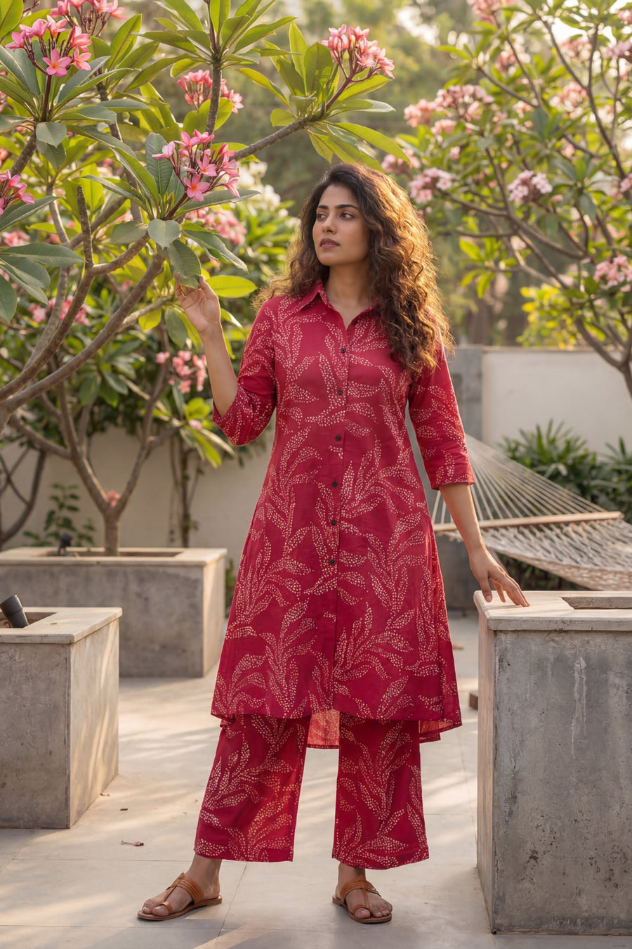 Rose Fern Cotton Co-ord Set — image 7