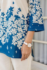 Opal Haze Off-White Cotton flex Co-ord Set Me & My