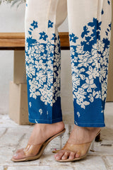 Opal Haze Off-White Cotton Flex Co-ord Set - Me&My