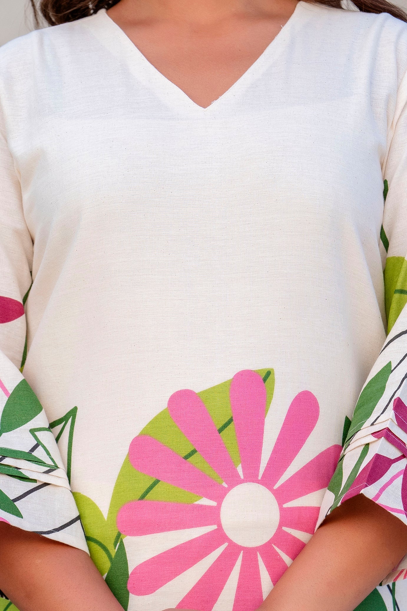Serene Shell Cotton Flex Co-ord Set Me & My