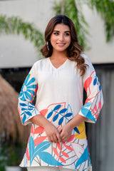 Opaline Ivory Cotton Flex Co-ord Set Me & My
