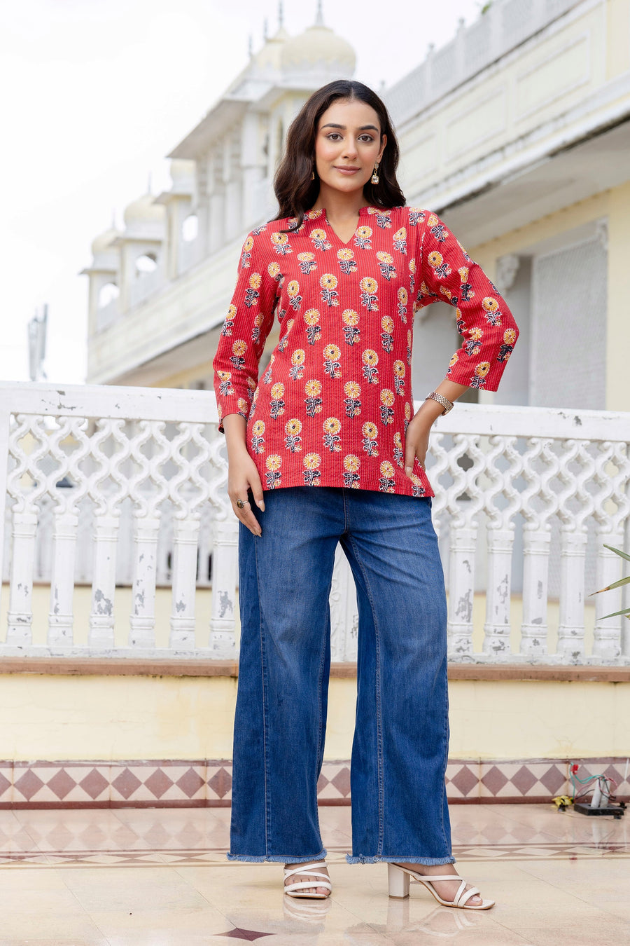 Ruby Trail Printed Top — image 5
