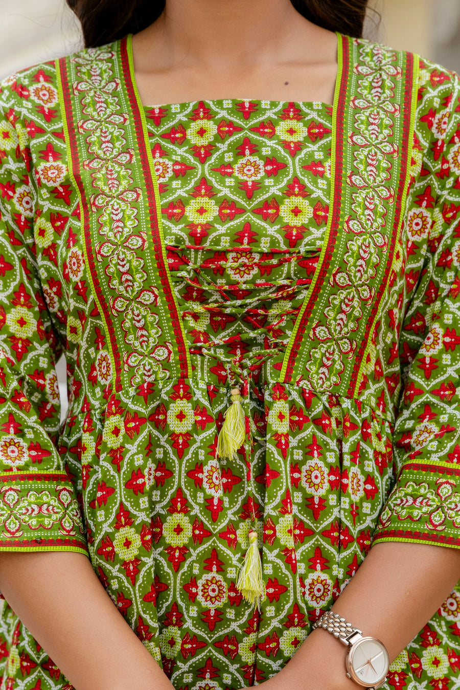 Fernshade Cotton Printed Top — image 4