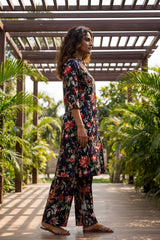 Raven Garden Romantic Floral Cotton Co-ord Set | Me&My