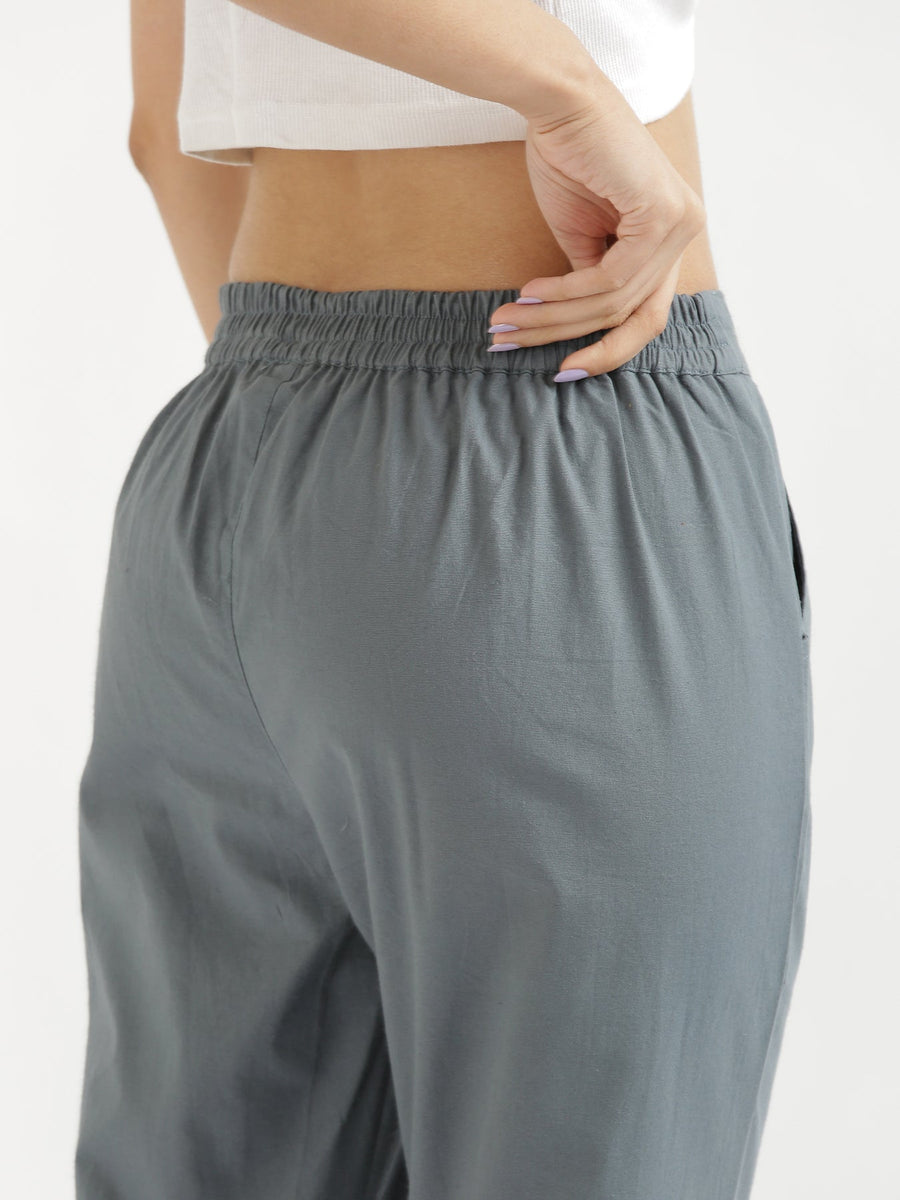 Grey Cotton Women's Pant — image 6