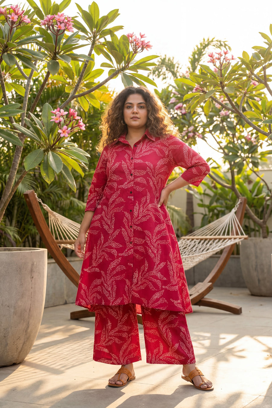 Rose Fern Cotton Co-ord Set — image 9