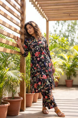 Raven Garden Romantic Floral Cotton Co-ord Set | Me&My
