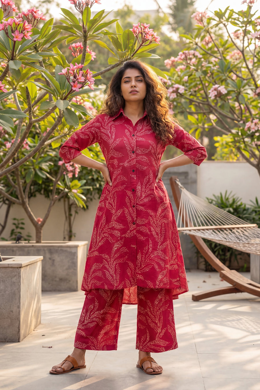 Rose Fern Cotton Co-ord Set — image 10