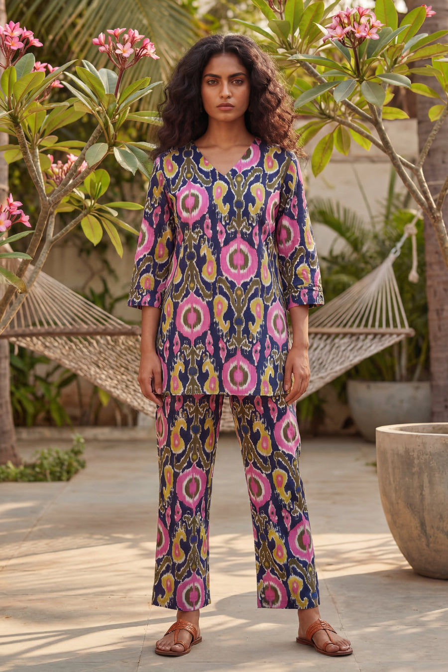 Cosmic Circles Navy Cotton Co-ord Set — image 10
