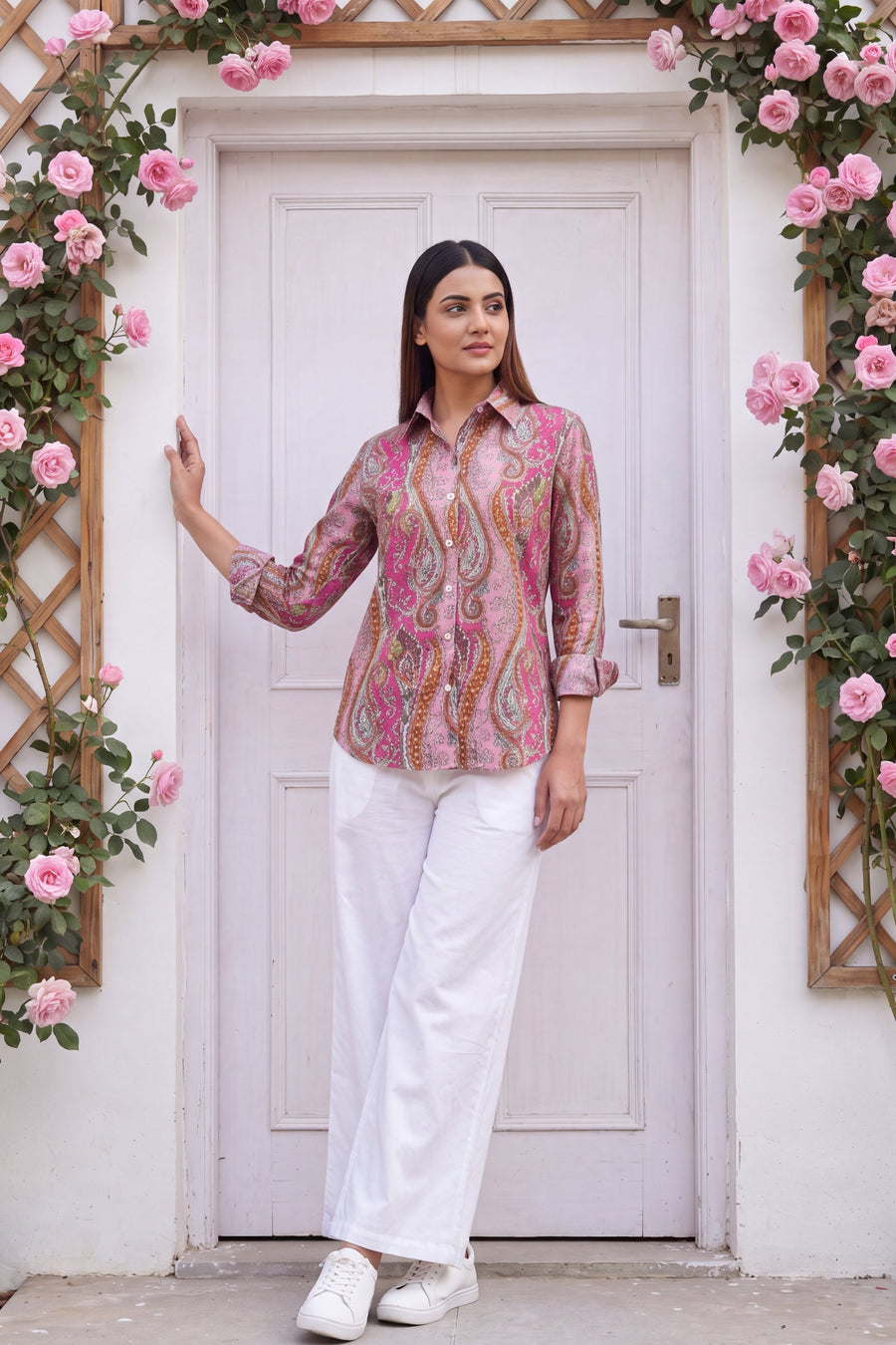 Blush Quartz Cotton Shirt — image 2