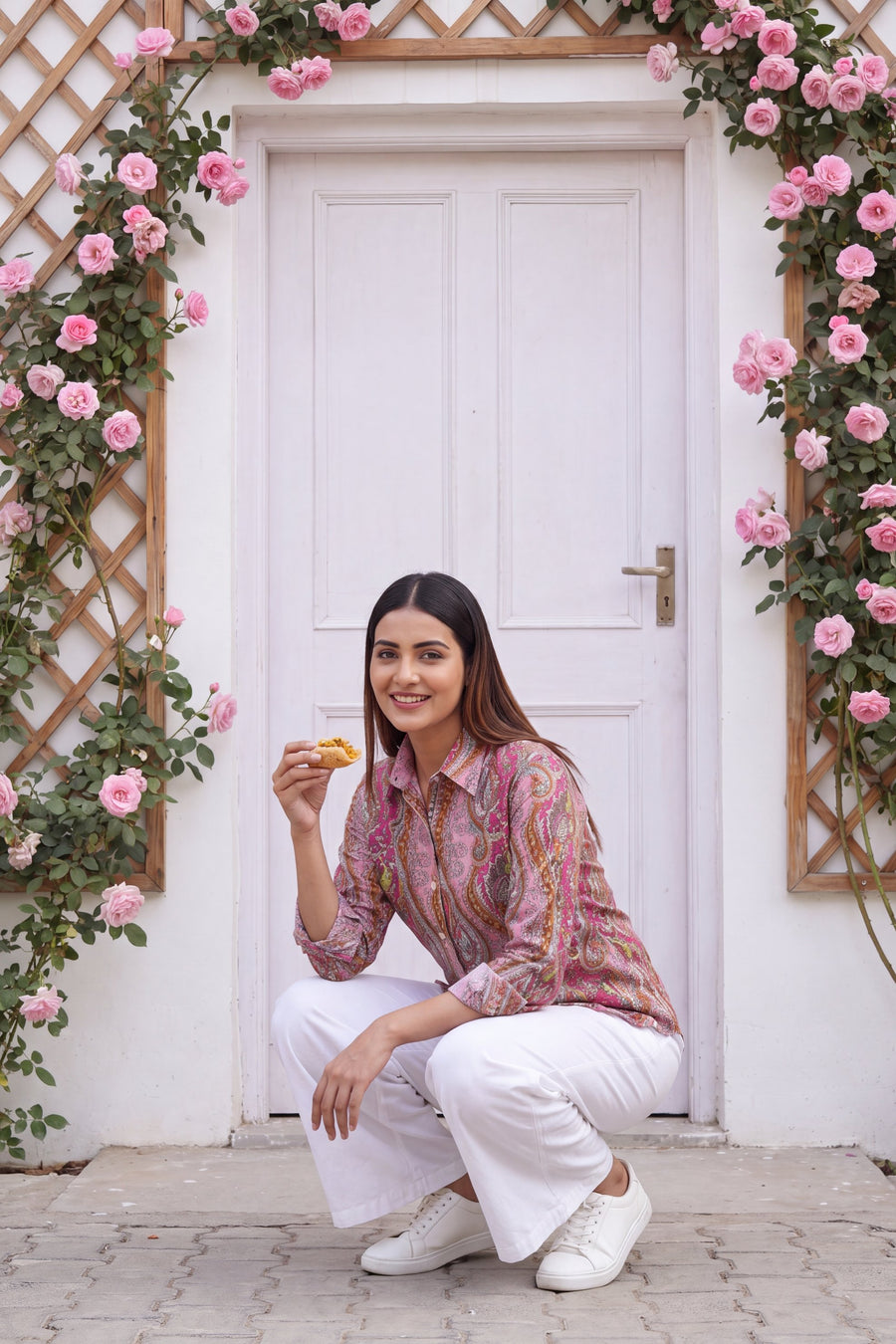 Blush Quartz Cotton Shirt — image 4