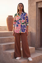Sandstone Beige Cotton Shirt