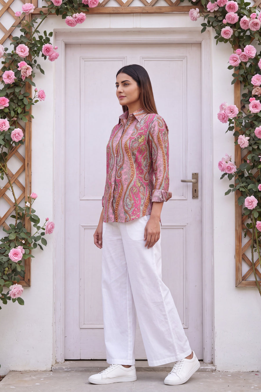 Blush Quartz Cotton Shirt — image 10