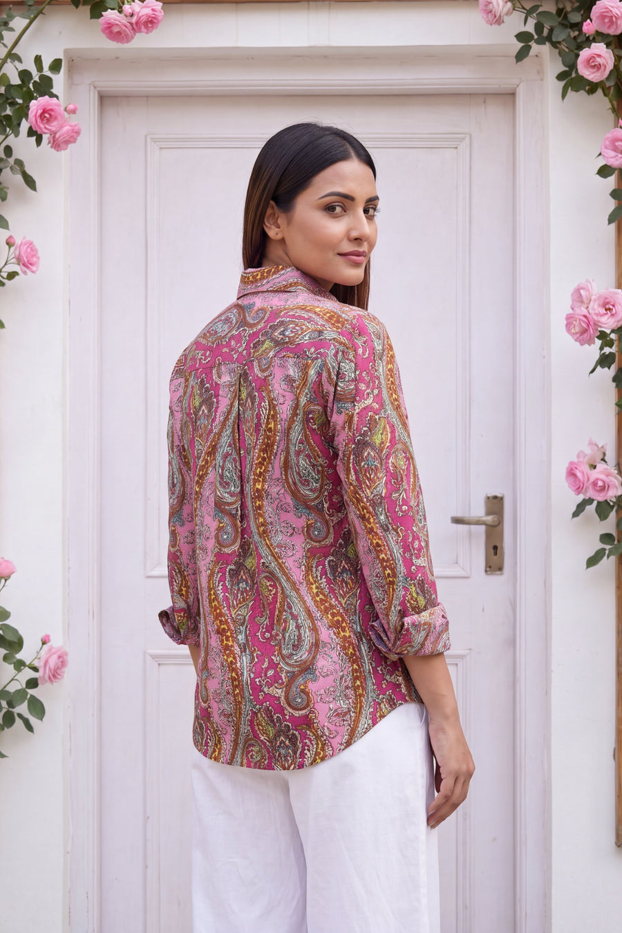 Blush Quartz Cotton Shirt — image 11