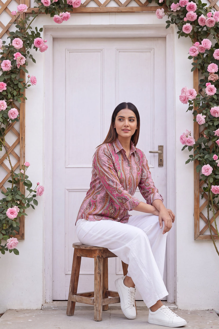 Blush Quartz Cotton Shirt — image 14