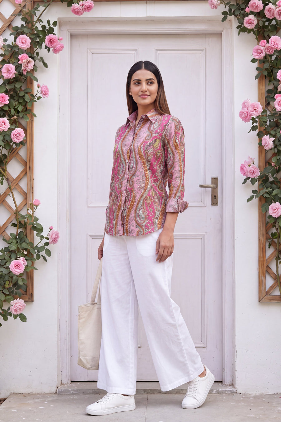 Blush Quartz Cotton Shirt — image 15