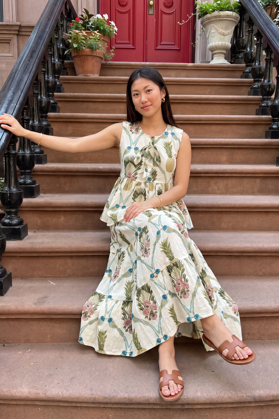 Pearl Bloom Cotton Skirt Set — image 8