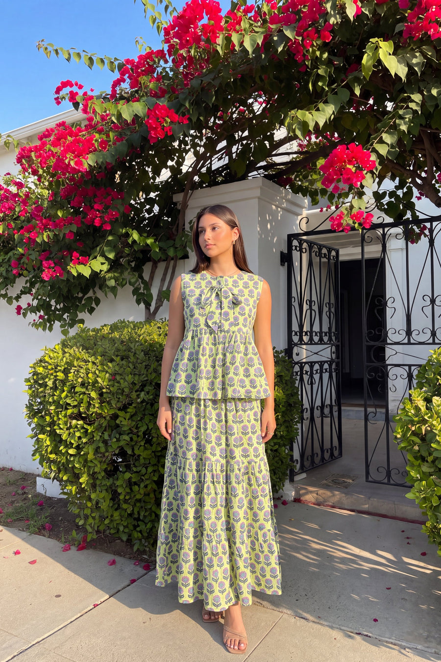 Fern Waltz Cotton Skirt Set — image 9