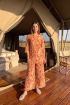 Copper Paisley Cotton Co-ord Set