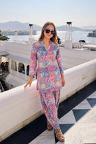 Violet Mirage Cotton Farshi Salwar Set
