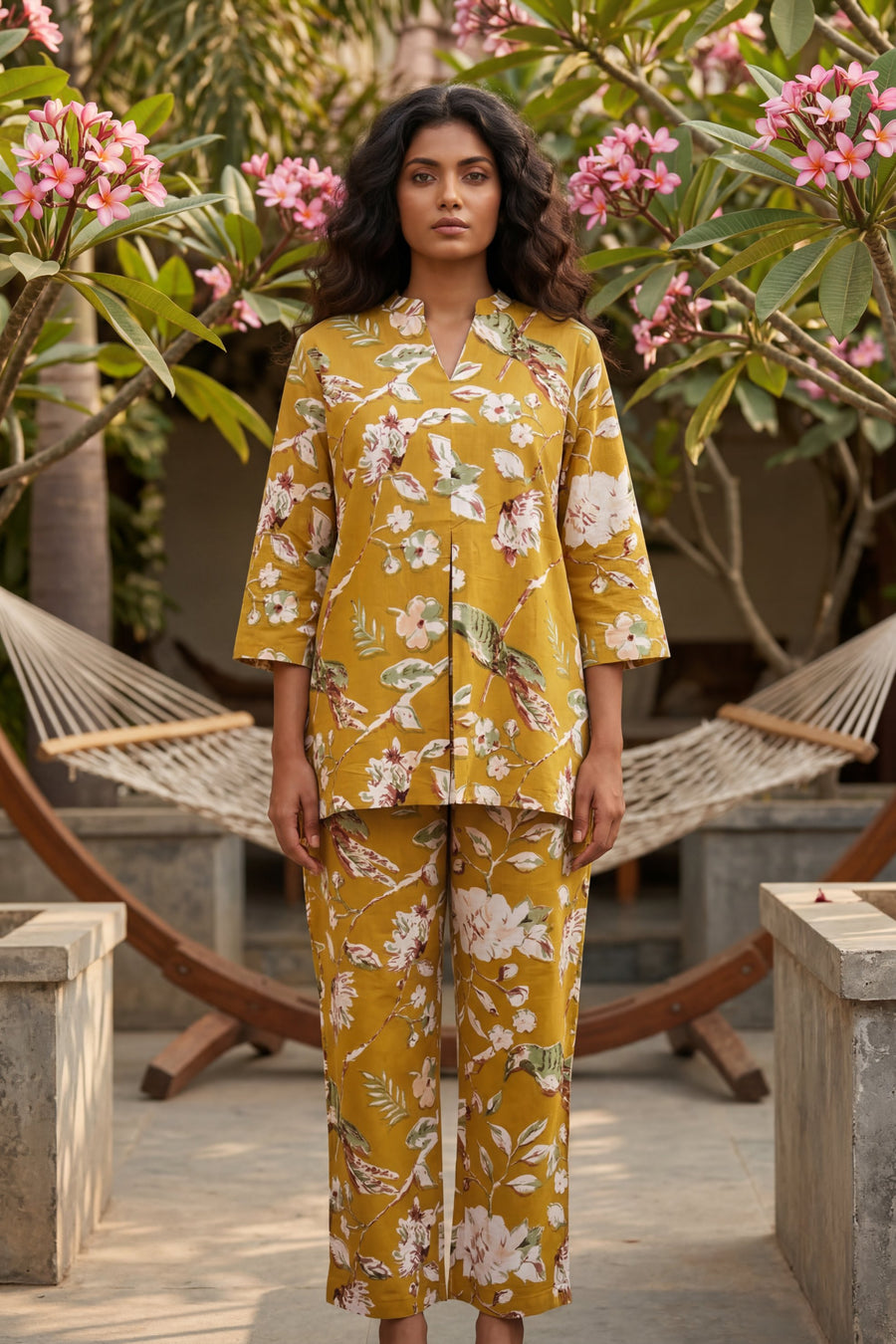 Golden Meadow Mustard Cotton Co-ord Set — image 10